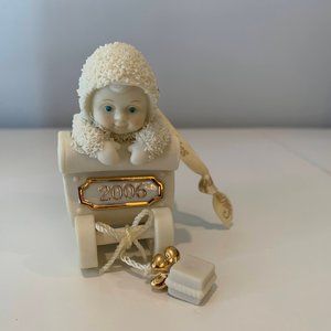 "Yearly Gift Exchange" Vintage Snowbaby